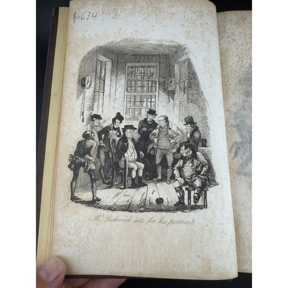 Charles Dickens "Pickwick Papers - Volume II" - The Peterson's Duodecimo Edition - Picture 7 of 9